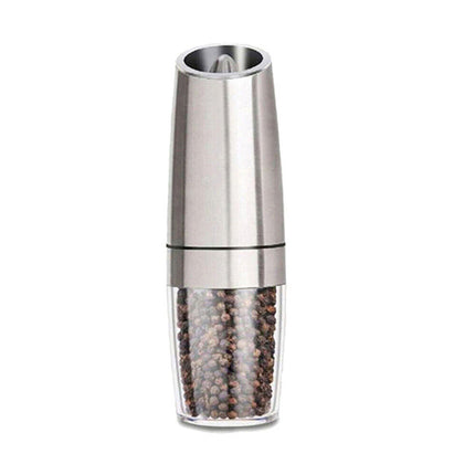 Electric Pepper Mill Salt Shakers Gravity Automatic Grinder Battery-Operated LED