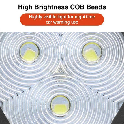 360° Rotating LED Magnetic Car Warning Light High-Visibility Flashing Emergency Beacon