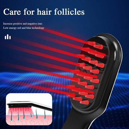 Anti Hair Loss Hair Massage Comb Stress Relax Electric Regrowth Hair Massage