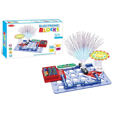 Educational Snap Circuits Electronics Discovery Blocks Kit Science Toy Kids DIY