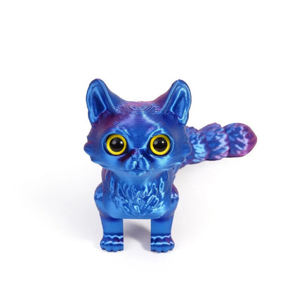 16CM Articulated Joints 3D Printed Cat Toys PLA Fidget Toy New Cat Figurine Gift
