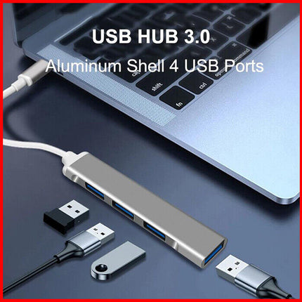 USB C USB-c Type-C HUB adapter Connector 4 ports to USB 3.0 OTG