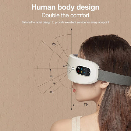Bluetooth Music Heated Eye Massager & Eye Mask – Effective Relaxation & Eye Strain Relief