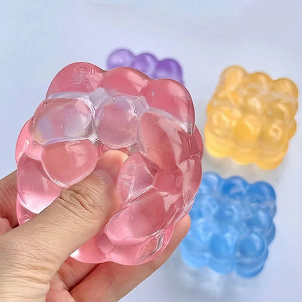 Cube Slow Rebound Squishy Squeeze Toy, Portable Stress Relief Fidget Toy