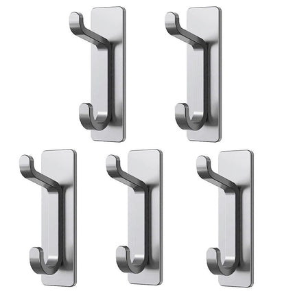 Self Adhesive Hooks Sticky Extra Strong Hanging up to 6KG Metal Heavy Duty