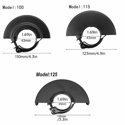 Angle Grinder Safety Guard Thickened Dust Cover 42\*125/135mm