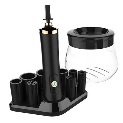 Electric Makeup Brush Cleaner and Dryer Set – Automatic Cleaning & Quick Drying