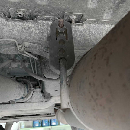 4PCS Heavy-Duty Universal Black Rubber Hangers for Car Exhaust Pipe Mount Brackets