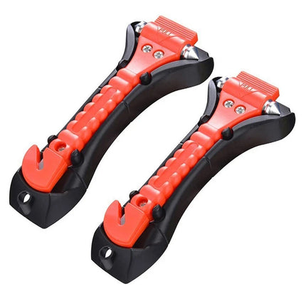 4PCS Car Emergency Safety Escape Hammer, Window Glass Breaker with Seatbelt Cutter Tool