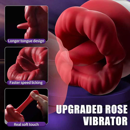 Tongue Licking Vibrator Female Clit G-spot Stimulator Sucking for Women Sex Toys