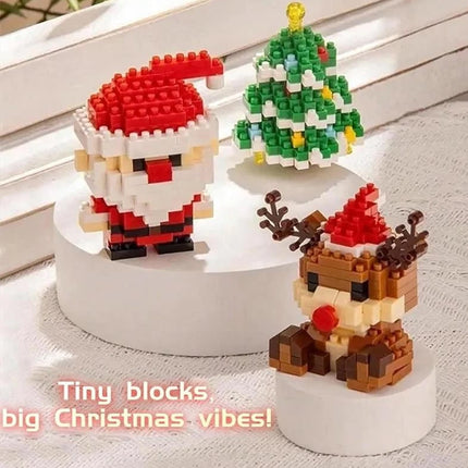 6 creative Christmas DIY building block pendants that can be pieced together for holiday decoration
