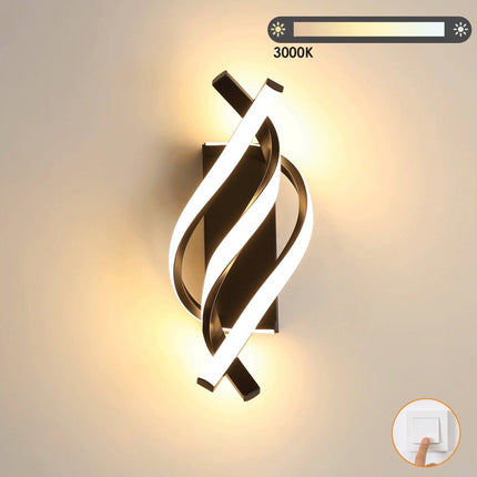 Modern 28W Indoor LED Wall Light Wall Lamp Bed Room 3 Light Dimmable 2500LM