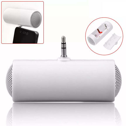 2X Mini Portable Speaker, 3.5mm Aux Line-in, Compatible with Tablets & Smartphones