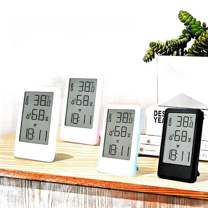 Multifunctional Digital Alarm Clock with Indoor Thermometer and Hygrometer