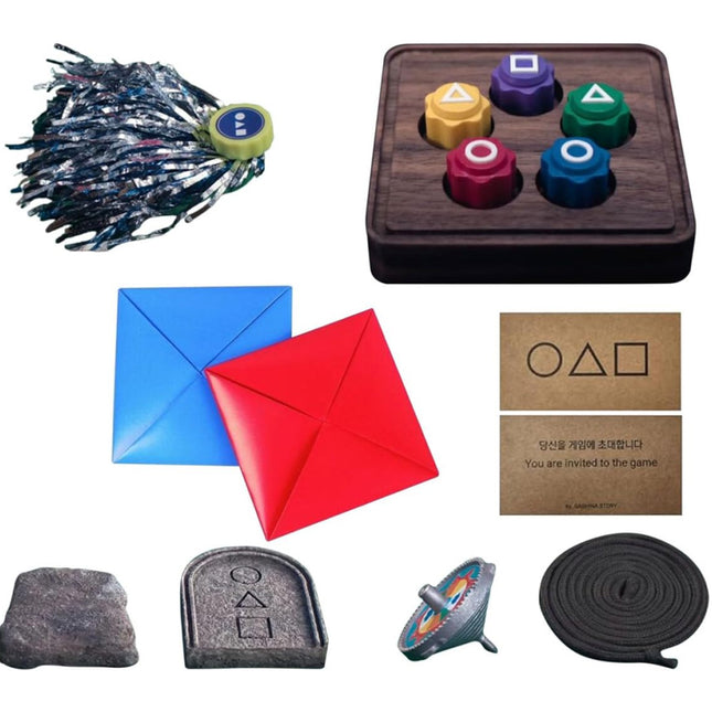 ONE SET Squid Game Season 2 Gonggi Gong-gi 공기 Toy Korean Jack Stones Game NEW VIRAL GAME