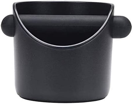 Coffee Waste Container Espresso Grinds Knock Box Tamper Tube Bin Black Bucket