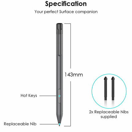 Stylus Pen For Microsoft Surface Pro 3/4/5/6/7/8/X Go 2/3 Book Latpop Studio