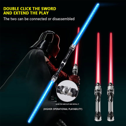 2pcs Lightsaber Saber Swords LED with Flashing Colorful Light and Sound