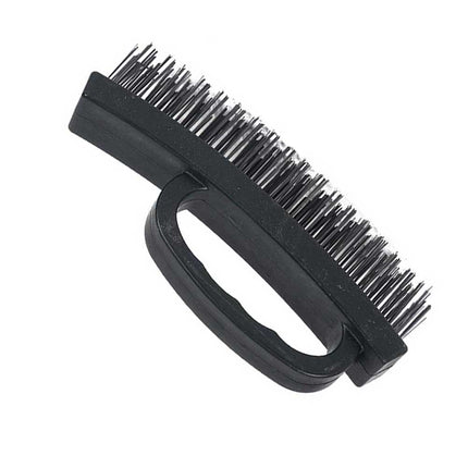 1 Piece D-Handle Hand Wire Brush – For BBQ, Rust, Metal & Paint Cleaning/Removal