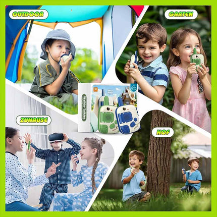 Dinosaur Kids Walkie Talkie Toy for 3-9 Year Old Boys Girls Outdoor Camping Gift