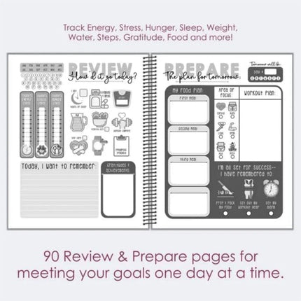 Challenge Accepted 90-Day Fitness Planner & Journal – Workout and Meal Tracker
