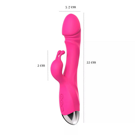 Rabbit Vibrator Sex Toys Strong Vibrating G Spot Stimulator Dildo for Women
