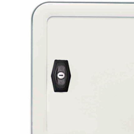 UV Resistant RV Storage Baggage Hatch Door with Lock, Square & Rectangle Rounded Corner Design