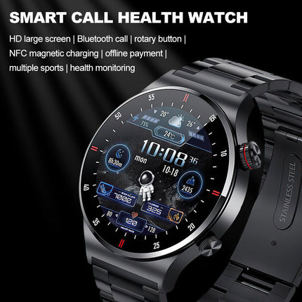 2023 Bluetooth Call Smart Watch Men Full Touch Screen Sports Watch fitbit
