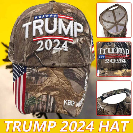 Donald Trump Hat 2024 MAGA Cap Camo USA KAG Make Keep America Great Again