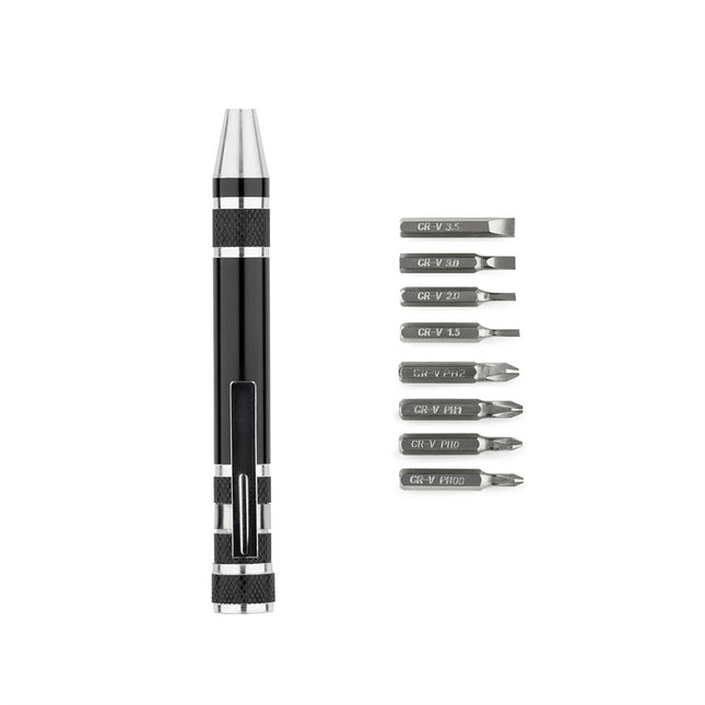 8-in-1 Precision Magnetic Screwdriver Pen Set, Mini Pocket Screwdriver Tool for Watch, Glasses & Electronics Repair