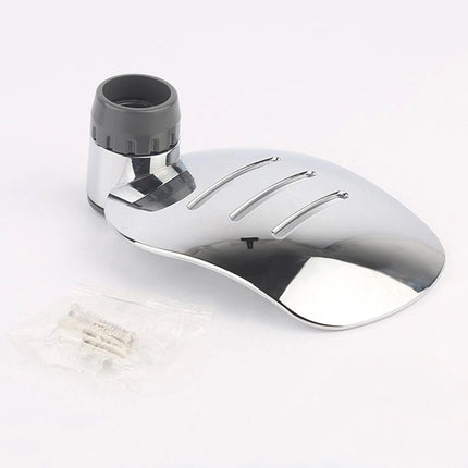 Adjustable Slide Soap Holder, Leaf Shape ABS Shower Soap Tray