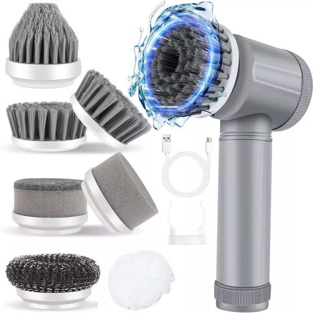 Electric Spin Scrubber Powerful Turbo Scrub Cleaning Brush Cordless Rechargeable