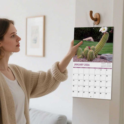 Month-to-View 2026 Wall Calendar, Nature's D*ck Pics Gag Gift