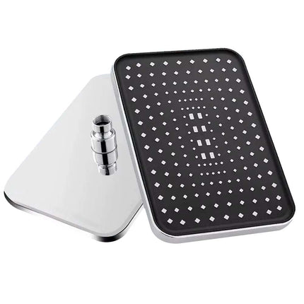 12 Inch High Pressure Rain Shower Head, Top Spray, Larger Flow, Supercharged Experience