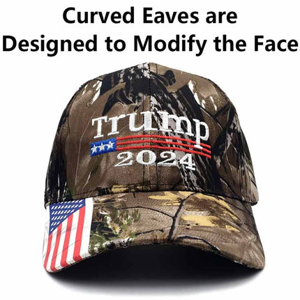 Donald Trump Hat 2024 MAGA Cap Camo USA KAG Make Keep America Great Again