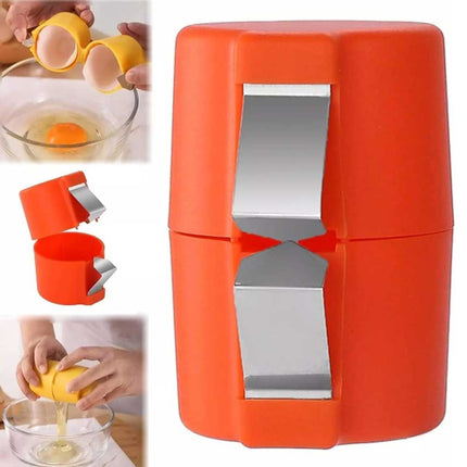 3PCS Egg Shell Opener Egg Cracker Separator Handheld Easy Breaker Kitchen Gadget