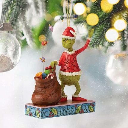 2D Merry Christmas Greenckes Decorations Christmas tree hangings 6x