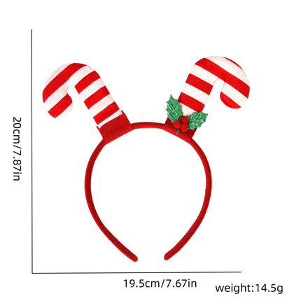 Christmas Elf‑Hat Headband with Santa Legs Ornament, Festive Party Headwear Decoration