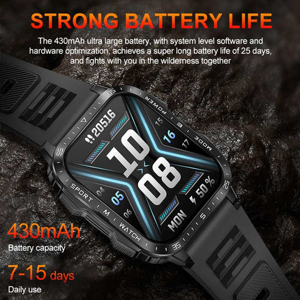 2025 Smart Watch for Men Women Waterproof Smartwatch Heart Rate Fitness Tracker