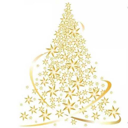 2PCS Christmas 2025 Christmas Sticker Christmas Tree Window Decal Home