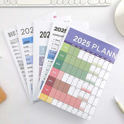 2025 Full Year Wall Planner Calendar Home Office Work Daily Calendar Wall Decor