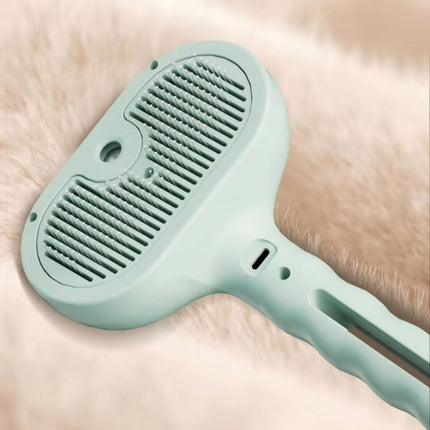 Pet Water Spray Grooming Brush, Anti‑Shedding Pin Comb for Dogs & Cats