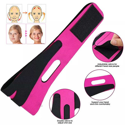 2X Face V-Line Slim Lift Up Mask Double Chin Cheek Reducer Slimming-Belt Strap Band