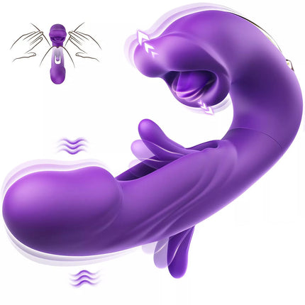 Flapping Tapping Vibrator Dildo G Spot Vibrator Clit Sucking Sex Toys for Women
