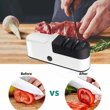 Electric Knife Sharpener Professional Kitchen Scissor Knife Sharpening Tool