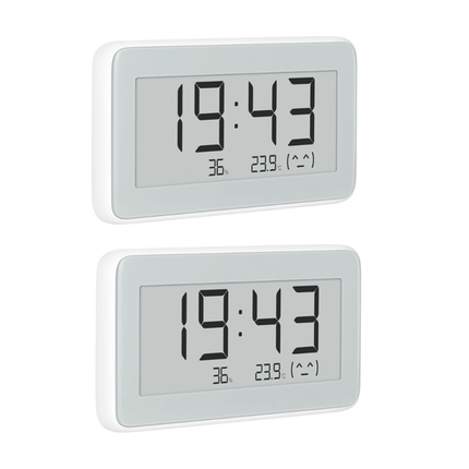 Bluetooth Temperature Humidity Monitor Pro, E-Ink Display Digital Clock