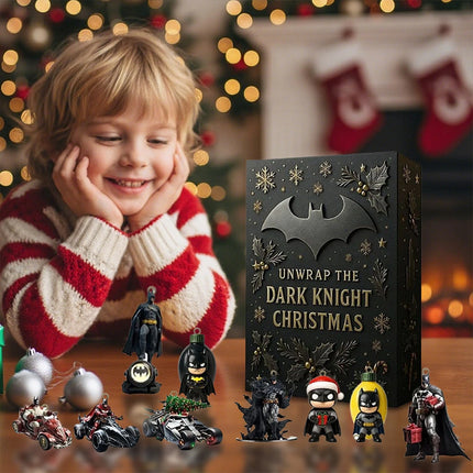 2025 Black Knight Bat-man Advent Calendar - 2D Acrylic Pendant Holiday Blind Box Gift