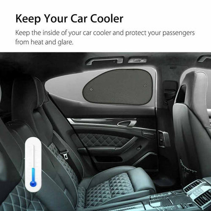 2Pcs Car Sun Shade Cover, Mesh UV Protection for Front Rear Windows