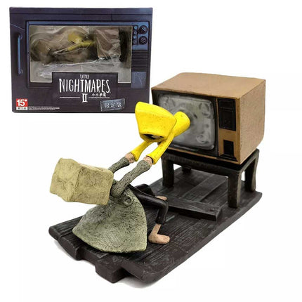 Little Nightmares II Six & Mono Game Figure Model Toy Decor Statue With Light