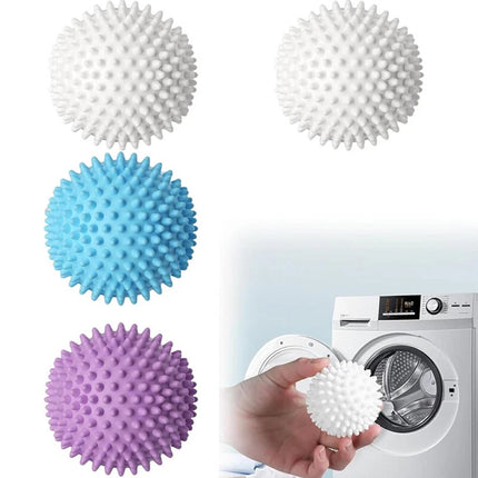 4Pack Reusable Eco Dryer Balls | Plastic Softener Balls for Tumble Dryers & Washing Machines